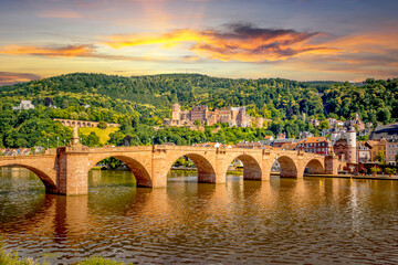 Fototapeta premium Schloss Heidelberg, Deutschland 