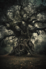 Fototapeta na wymiar mythischer Baum