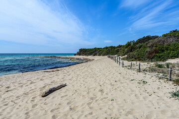 Puglia, Italia, Salento, spiaggia di Torre Chianca