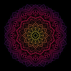 Mandala Farbverlauf