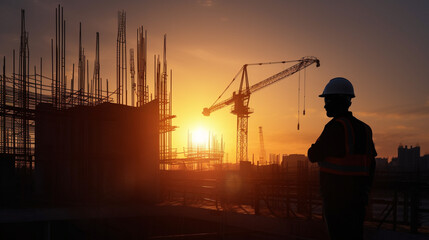 silhouette of a person ingenier