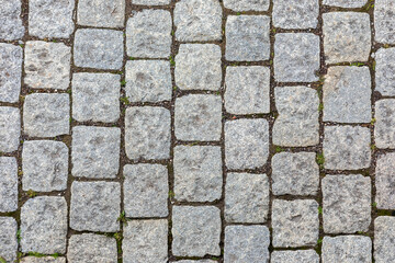 Old World Charm: Cobblestone Pavement Background Texture