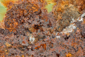 Rusty Metal Background Texture - Grunge Industrial Surface
