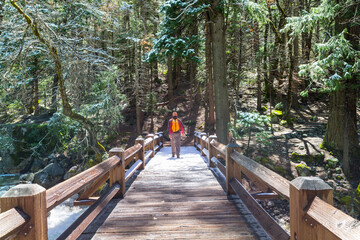Fototapeta premium Bridge in hike