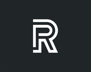 Obraz premium Initial Vector R letter logo design