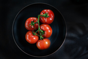 Tomatoes on a plate