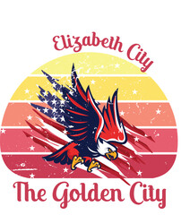 US Cities t-shirt designs vector - The Golden City