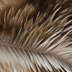 A furry and fluffy texture with animal fur and feathers4, Generative AI