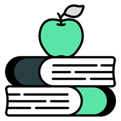 Modern design icon of book