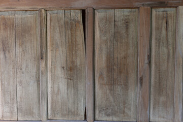 Old teak wood wall background texture
