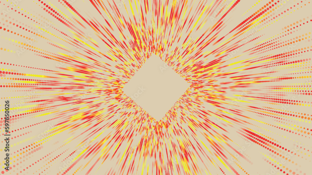 Poster colorful tunnel background. abstract digital background. big data visualization. data flow informati
