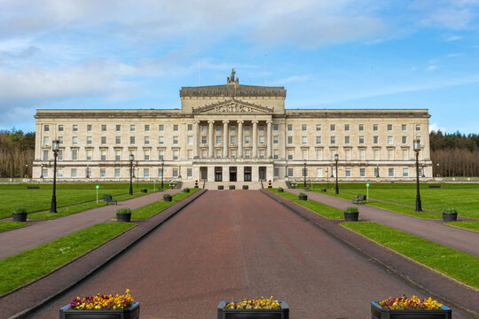 Designed by Arnold Thornely, and opened in 1932 by Edward, Prince of Wales, Stormont Buildings is home to the Northern Ireland Government