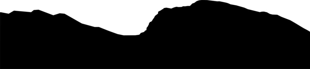 Obraz premium Ben nevis silhouette