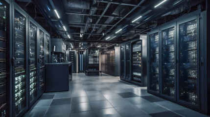 Inside the Data Center. Where Information Never Sleeps. Generative AI