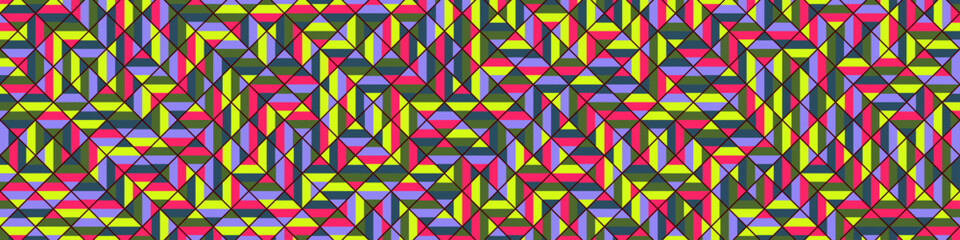 Color Rhombus tile tessellation pattern illustration