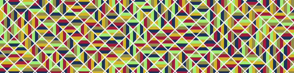 Color Rhombus tile tessellation pattern illustration