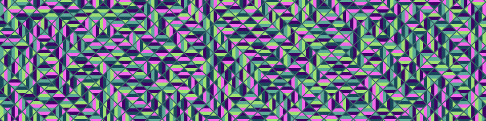 Color Rhombus tile tessellation pattern illustration