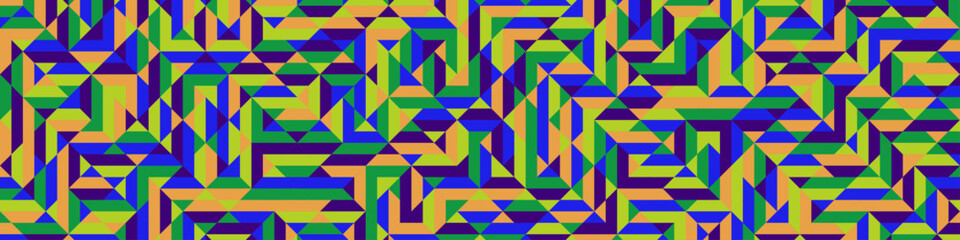 Color Rhombus tile tessellation pattern illustration