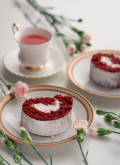 Red Velvet Roll Cake