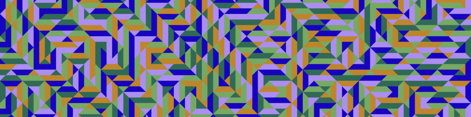 Color Rhombus tile tessellation pattern illustration