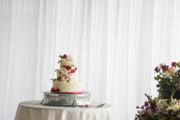 Indulgent and Beautiful Wedding Cake from a real wedding