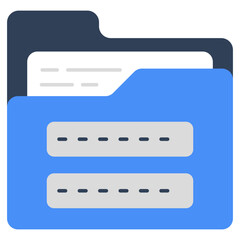 Unique design icon of folder password 