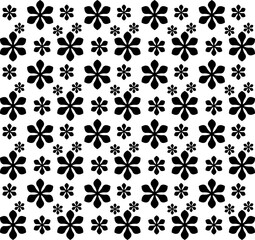 black and white seamless pattern floral background wallpaper leaf pattern
