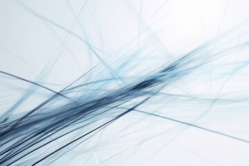 White background with blue electric lines in a modern abstract pattern. Generative AI