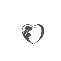 cat and dog pet icon 