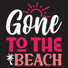 Obraz premium Gone To The Beach