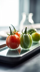 red and green tomatoes