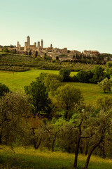 Fototapeta na wymiar San Gimignano town in Tuscany, Italy