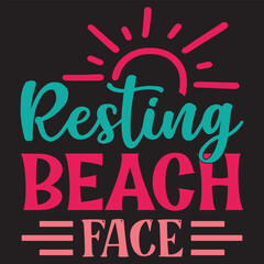 Resting Beach Face