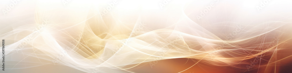Aufkleber smooth abstract horizontal wavy gradient light background. ai generative illustration.