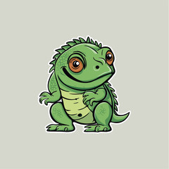 Iguana Mascot