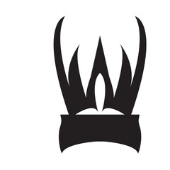  Crown icon design template vector