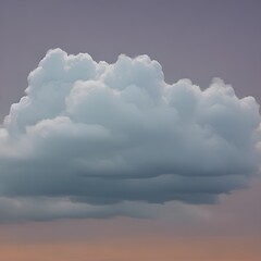 Obraz premium A soft and fluffy interpretation of a cloud, with textured and patterned shapes resembling the soft and fluffy texture of a cloud2, Generative AI