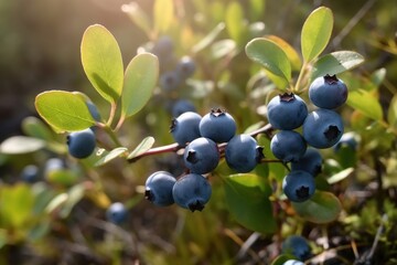  ripe blueberries -Ai