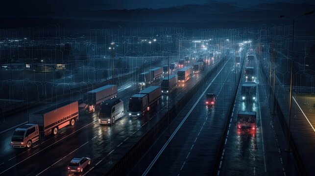 Generating Success: Business Logistics and Transport on the Digital Road at Night: Generative AI