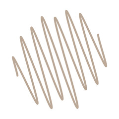 Hand drawn scribble doodle sketch element pencil art design outline stroke illustration