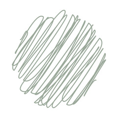 Hand drawn scribble doodle sketch element pencil art design outline stroke illustration