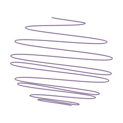 Hand drawn scribble doodle sketch element pencil art design outline stroke illustration