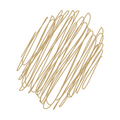 Hand drawn scribble doodle sketch element pencil art design outline stroke illustration