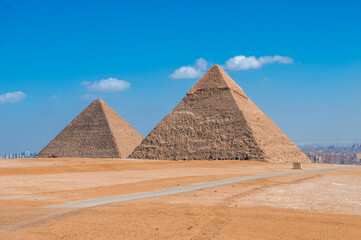 The Great Pyramid of Giza[a] is the largest Egyptian pyramid and the tomb of Fourth Dynasty pharaoh...