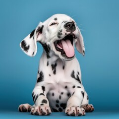 american staffordshire terrier puppy. generative ai