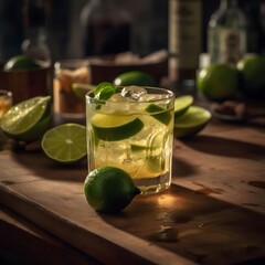 Refreshing Brazilian Caipirinha Cocktail