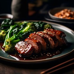 A Sweet and Sticky Plate of Chinese Char Siu