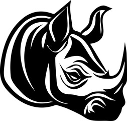 rhinoceros silhouette icon.