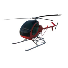 Ultra Light Helicopter 1- Perspective F view png 3D Rendering Ilustracion 3D	
