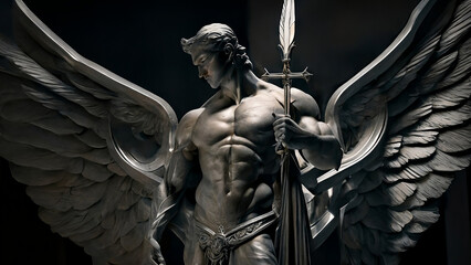 Fototapeta premium angel with wings